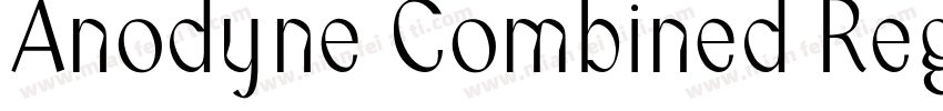 Anodyne Combined Reg字体转换